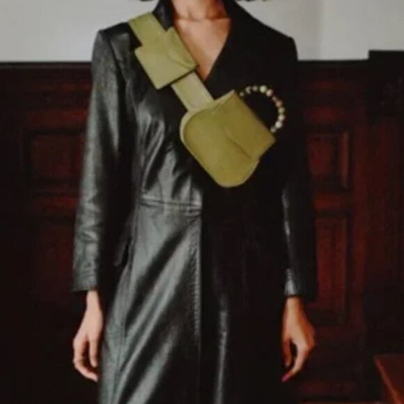 EDAS mini Belt Bag in Pea MSRP $460 from Saks Fifth Avenue - Picture 9 of 11